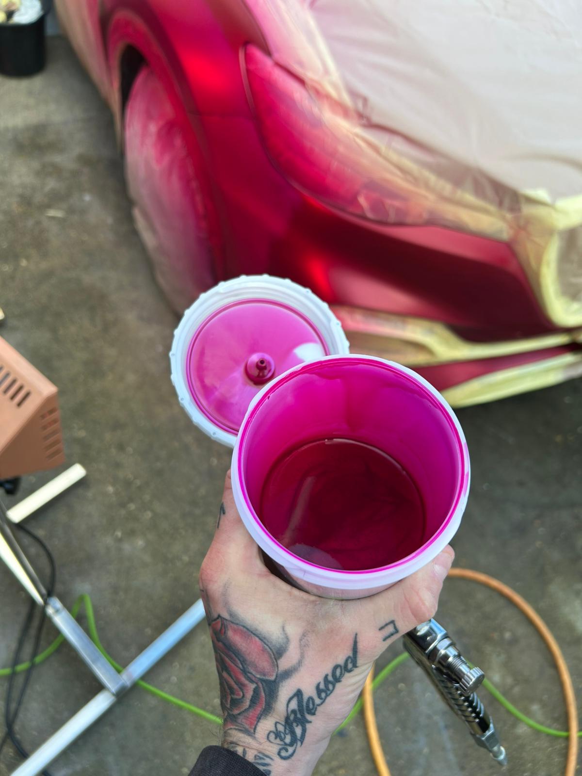 Magic Spray Dent Repair workshop